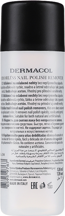 Odorless Nail Polish Remover - Dermacol Odorless Nail Polish Remover — photo N16