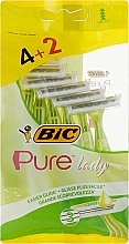 Fragrances, Perfumes, Cosmetics Women Razor "Pure 3 Lady", 6 pcs - Bic