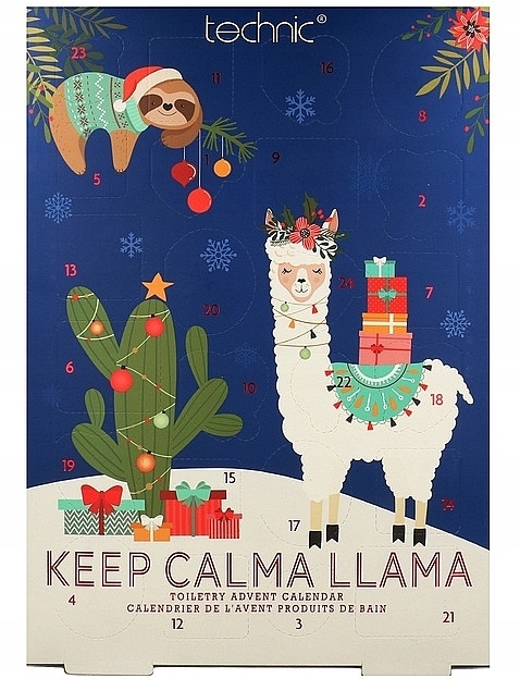 Advent Calendar, 24 products - Technic Cosmetics Keep Calma Llama — photo N3