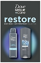 Set - Dove Men + Care Restore Set (sh/gel/250ml + deo/150ml)	 — photo N1