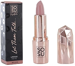 Matte Lipstick - Sosu Cosmetics Let Them Talk Matte Lipstick — photo N2