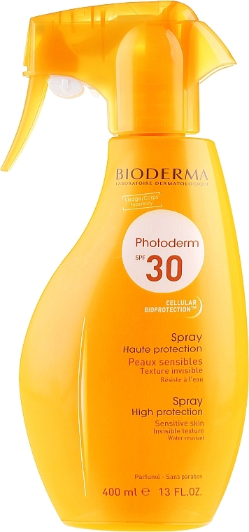 Sensitive Skin Sunscreen Spray - Bioderma Photoderm Spf30 High Protectin Spray — photo N3