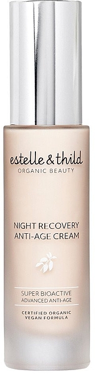 Night Cream - Estelle & Thild Super Bioactive Night Recovery Anti Age Cream — photo N1
