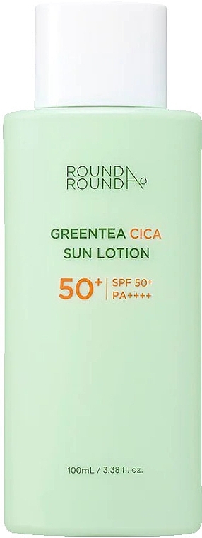 Sunscreen Lotion - Round A‘Round Green Tea Cica Sun Lotion — photo N1