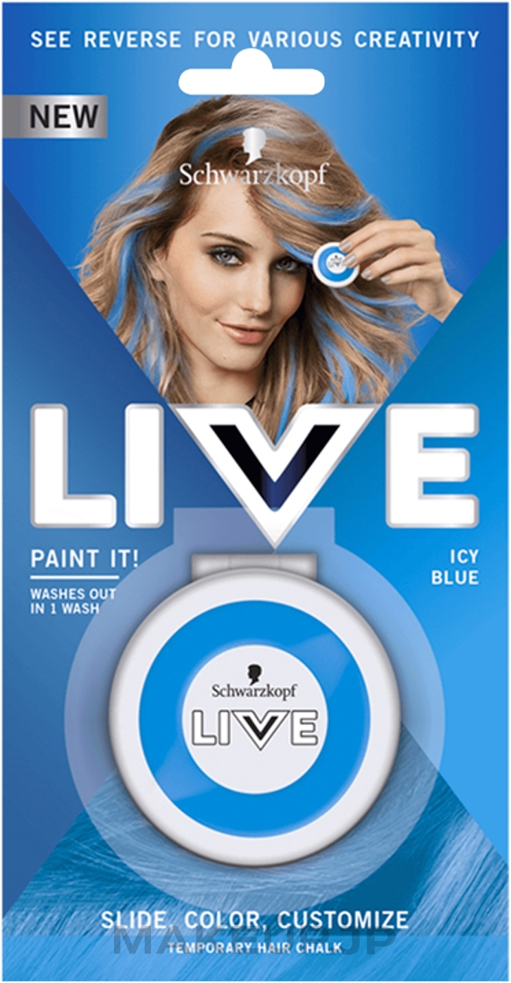 Hair Crayon - Schwarzkopf Live Paint It! — photo Icy Blue