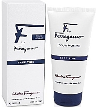 Fragrances, Perfumes, Cosmetics Salvatore Ferragamo F by Ferragamo Pour Homme Free Time - Shower Gel