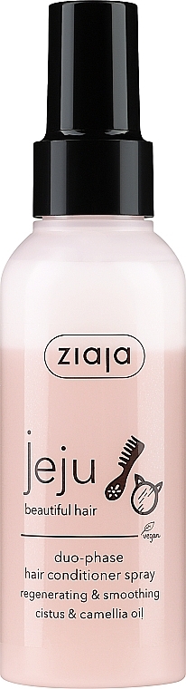 Biphase Conditioner Spray with Citrus & Camellia - Ziaja Jeju — photo N3