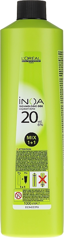 Oxydant - L'oreal Professionnel Inoa Oxydant 6% 20 vol. Mix 1+1 — photo N2