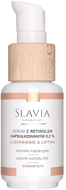 Encapsulated Retinol Face Serum 0.3% - Slavia Cosmetics — photo N1