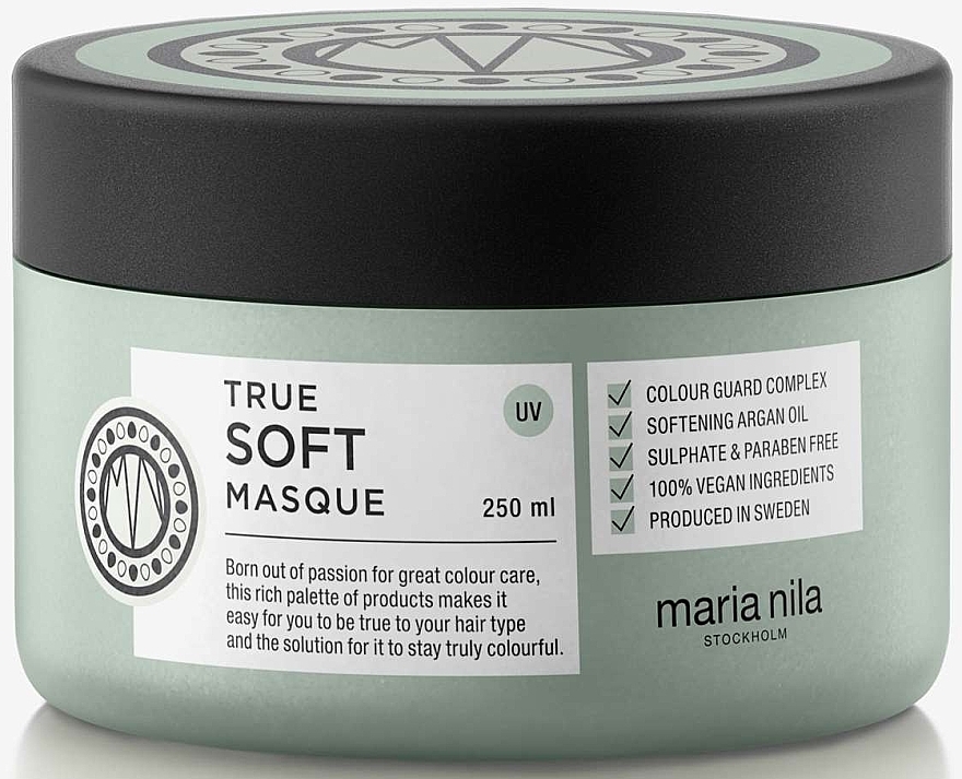 Hydrating Hair Mask - Maria Nila True Soft Masque — photo N1