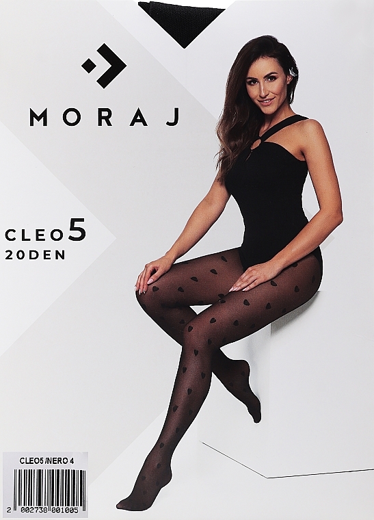 Tights 'Cleo 5', 20 den, nero - Moraj — photo N3