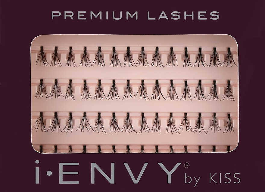 Classic Individual Lashes Set without Glue, short - Kiss Premium Lashes — photo N1