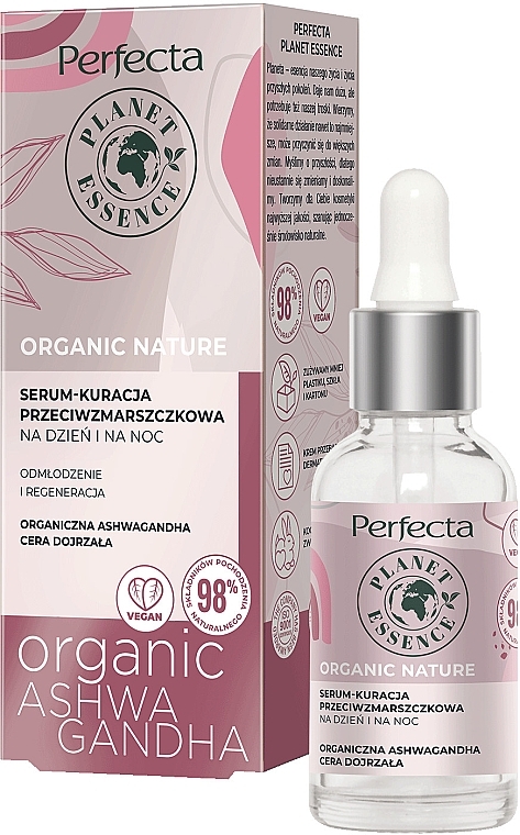 Anti-Wrinkle Face Serum - Perfecta Organic Nature — photo N3