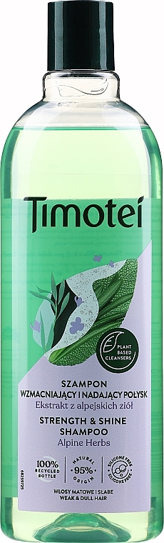 Shampoo "Strength & Shine" - Timotei  — photo N1