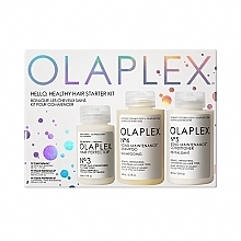 Set - Olaplex Hello Healthy Hair Starter Kit (h/pr/50ml+sh/100ml+con/100ml) — photo N1