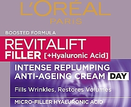 Hyaluronic Anti-Aging Day Filler - L'Oreal Paris Revitalift Filler Hyaluronic Acid Day Cream — photo N15