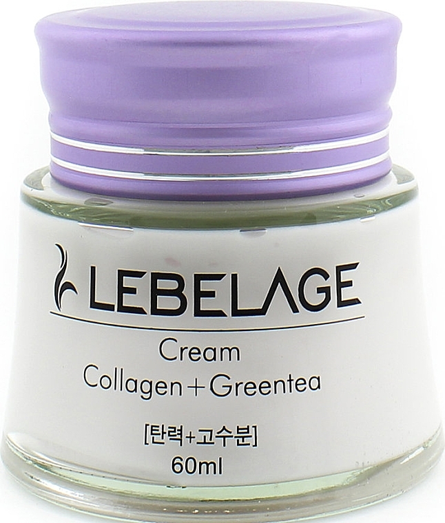 Moisturizing and Nourishing Collagen and Green Tea Cream - Lebelage Collagen+Green Tea Moisture Cream — photo N2