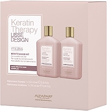 Fragrances, Perfumes, Cosmetics Set - Alfaparf Lisse Design Keratin Therapy Vitalizing Maintenance (shmp/250ml + h/cond/250ml)