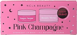 Set - NCLA Beauty Pink Champange (l/mask/15ml + l/scrub/15ml) — photo N1