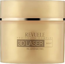 Fragrances, Perfumes, Cosmetics Night Face Cream - Revuele 3D Laser Pro-Youth Complex Night Cream