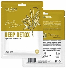 Fragrances, Perfumes, Cosmetics Sheet Face Mask - Claire Cosmetics Deep Detox