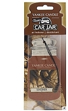 Fragrances, Perfumes, Cosmetics Leather Air Freshener - Yankee Candle Leather Jar Classic