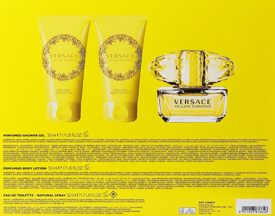 Versace Yellow Diamond - Set — photo N3
