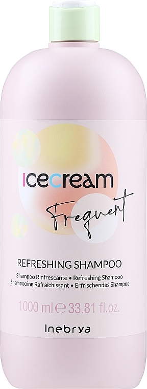 Refreshing Mint Shampoo - Inebrya Frequent Ice Cream Refreshing Shampoo — photo N1