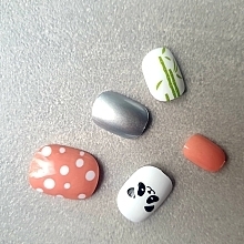 Panda & Bamboo False Nails for Kids, 964 - Deni Carte Magic Miss Tips — photo N3