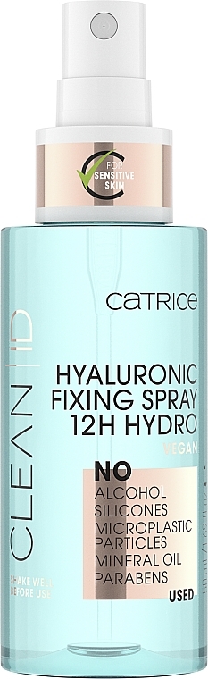 Moisturizing Fixing Spray with Hyaluronic Acid - Catrice Clean ID Moisturizing Fixing Spray — photo N1