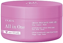 Moisturising Face, Hand & Body Cream, 1000 uses - Pupa All in One Moisturizing Cream — photo N1