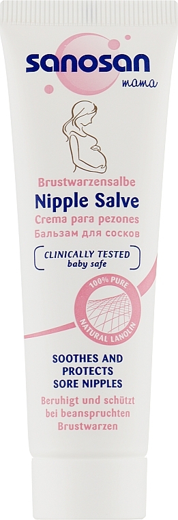 Lanolin Nipple Cream - Sanosan Mama Nipple Salve — photo N1