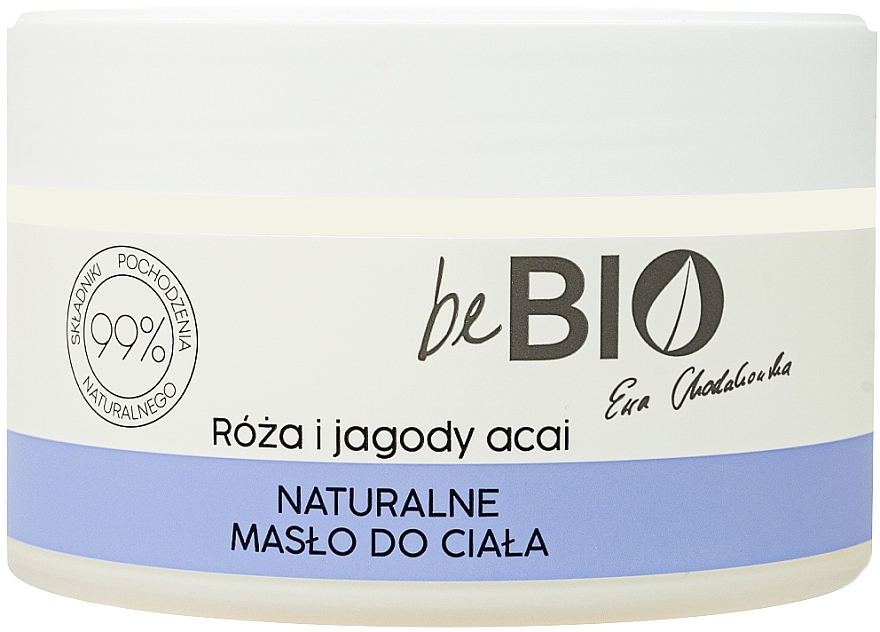 Rose & Acai Berries Natural Body Butter - BeBio — photo N1