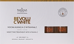 Fragrances, Perfumes, Cosmetics Vitamin C Night Concentrate - Farmona Revolu C White