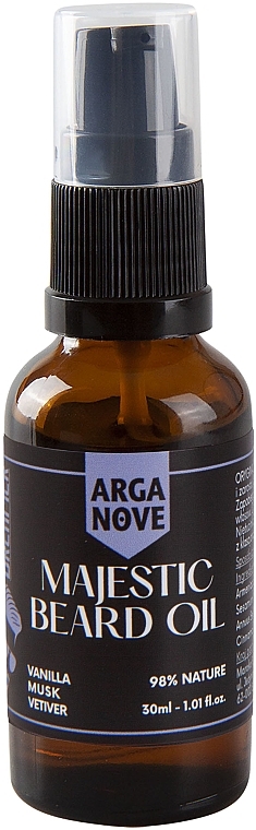 Beard Care Oil - Arganove Majestic Beard Oil Dreamer — photo N7