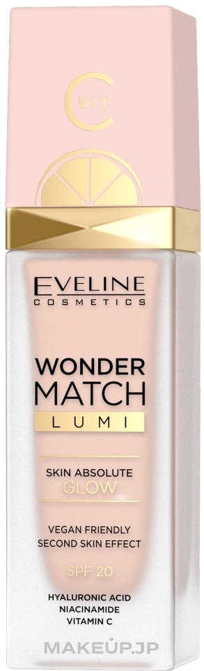 Illuminating Foundation - Eveline Cosmetics Wonder Match Lumi Foundation SPF 20 — photo 05 - Light Neutral