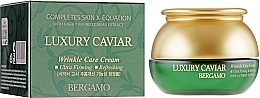 Highly Intensive Anti-Wrinkle Cream with Black Caviar & Hyaluronic Acid - Bergamo Luxury Caviar Wrinkle Care Cream — photo N3