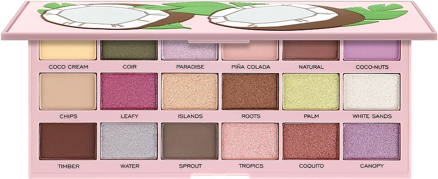 Eyeshadow Palette - I Heart Revolution Tasty Coconut Eyeshadow Palette — photo N1