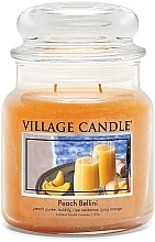 Scented Candle in Jar "Peach Bellini" - Village Candle Peach Bellini — photo N2