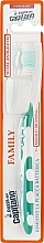 Family Toothbrush, hard, green - Pasta Del Capitano Family Hard — photo N1