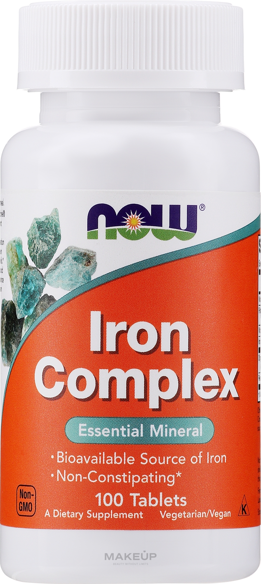 Iron Complex - Now Foods Iron Complex — photo 100 szt.