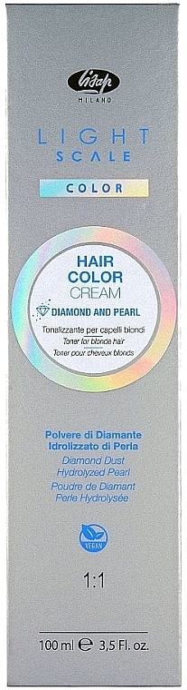 Hair Cream Color - Lisap Light Scale Hair Color Cream — photo N8