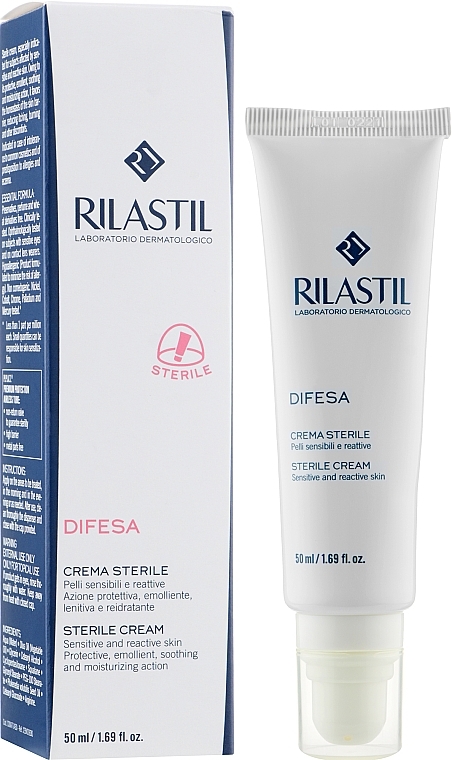 Sterile Face Cream for Sensitive & Irritation-Prone Skin - Rilastil Difesa Sterile Cream — photo N2