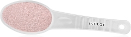 Ceramic Foot File, white and pink - Inglot Ceramic Foot File — photo N1