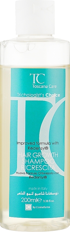 Hair Growth Stimulating Shampoo - Cosmofarma Toscana Care Shampoo Ricrescita — photo N2