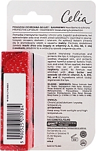 Raspberry Lip Balm - Celia Protective Lipstick Lip Balm With Raspberry Oil — photo N3