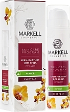 Fragrances, Perfumes, Cosmetics Night Face Lifting Cream 'Orchid' - Markell Cosmetics Every Day Cream Gel