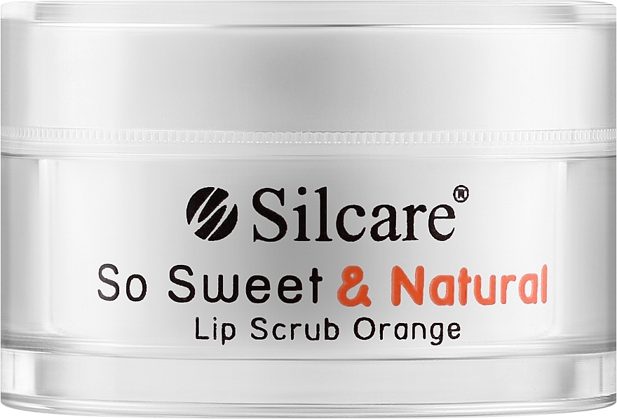 Lip Scrub - Silcare Quin Face So Sweet & Natural Lip Scrub Orange — photo N1