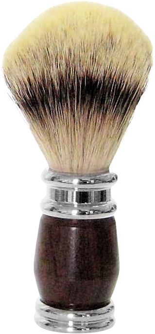 Shaving Brush, rosewood - Golddachs Shaving Brush Silver Tip Badger Rose Wood Silver — photo N3