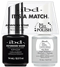 Fragrances, Perfumes, Cosmetics Set - IBD Advanced Wear Color Duo Top Coat (top/14ml + top14ml)